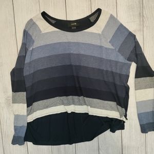 Red 23 blue striped sweater